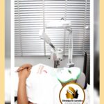 Home lying down face treatment